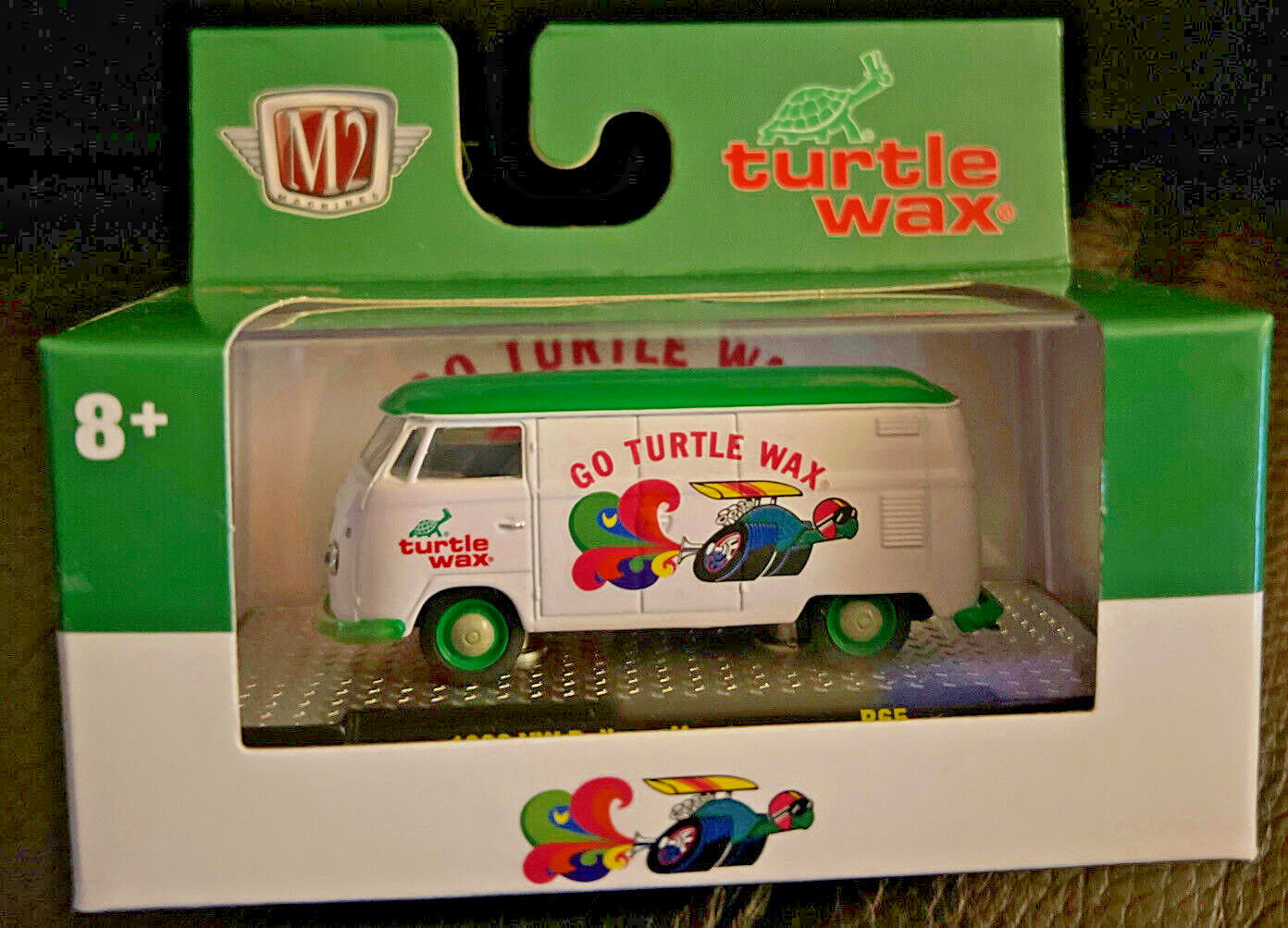 New! M2 MACHINES 2022 AUTO MEETS 1960 VOLKSWAGEN DELIVERY VAN TURTLE WAX