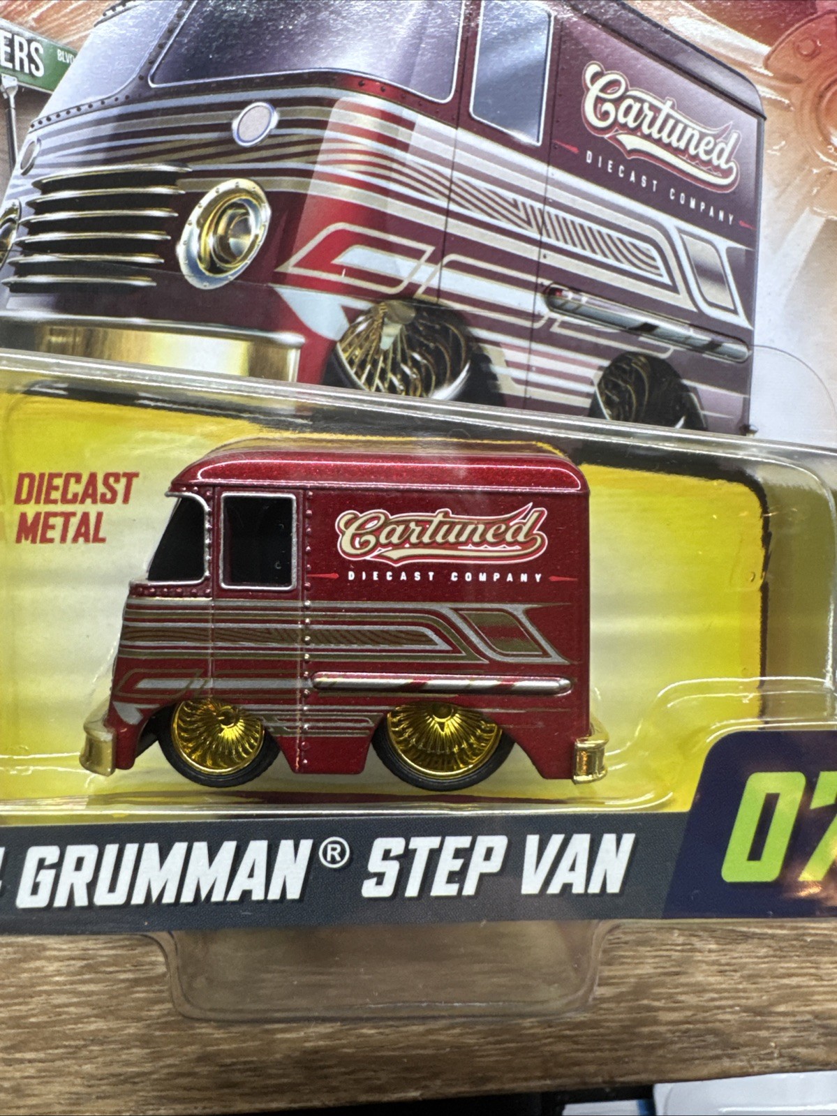 Cartuned 54 Grumman Step Van Red Series 11 Mainline 2026 #07 1/64
