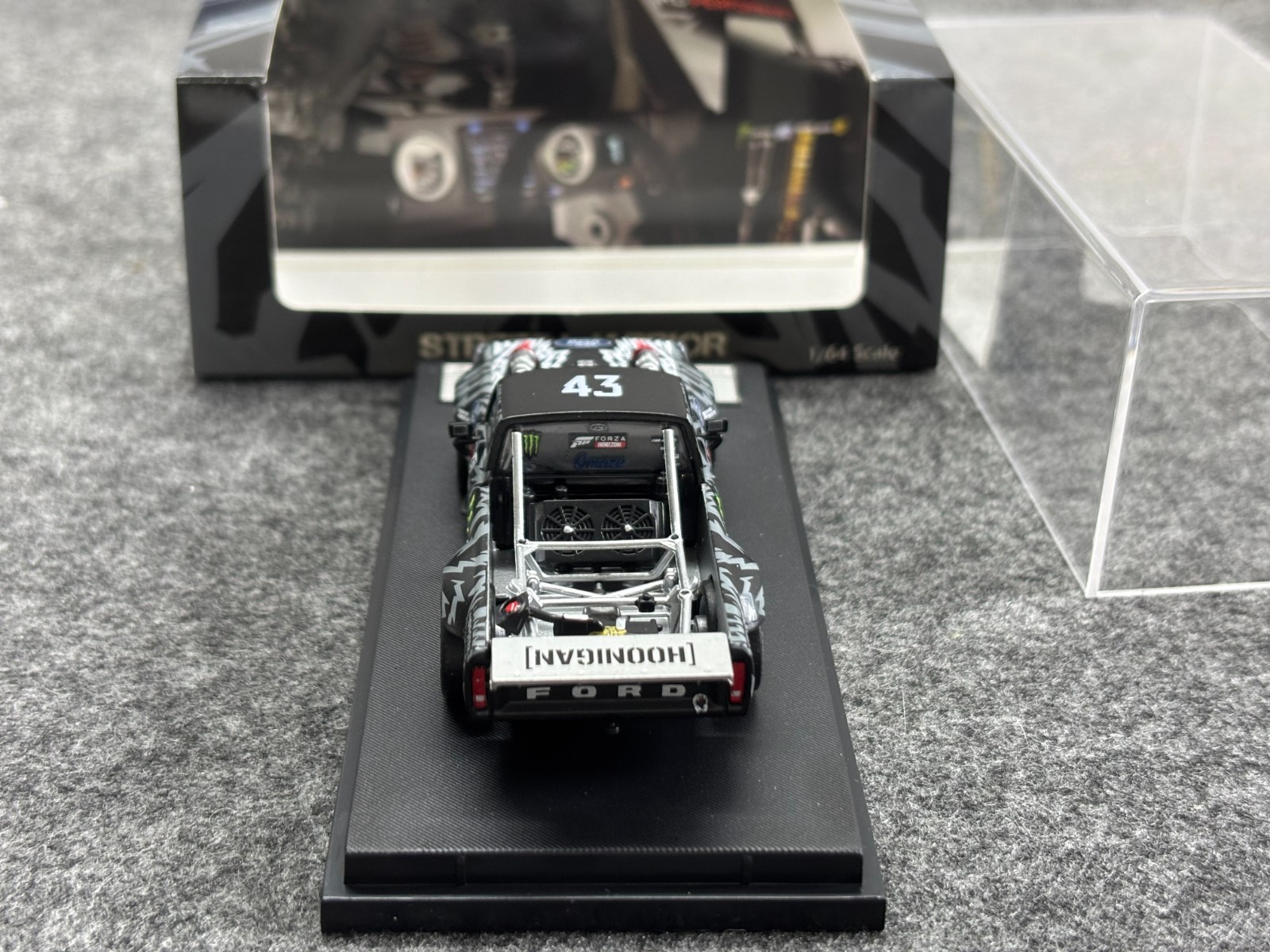 SW 1/64 Mustang Hoonicorn F-150 Pickup Truck Sports Model Diecast Metal Car