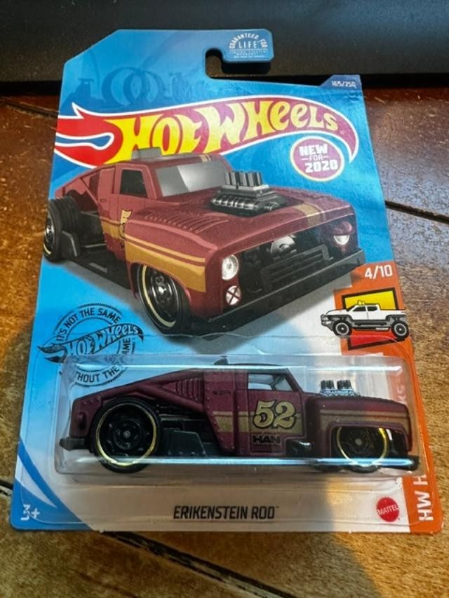 2020 Hot Wheels HW Hot Trucks Erikenstein Rod #165 Red