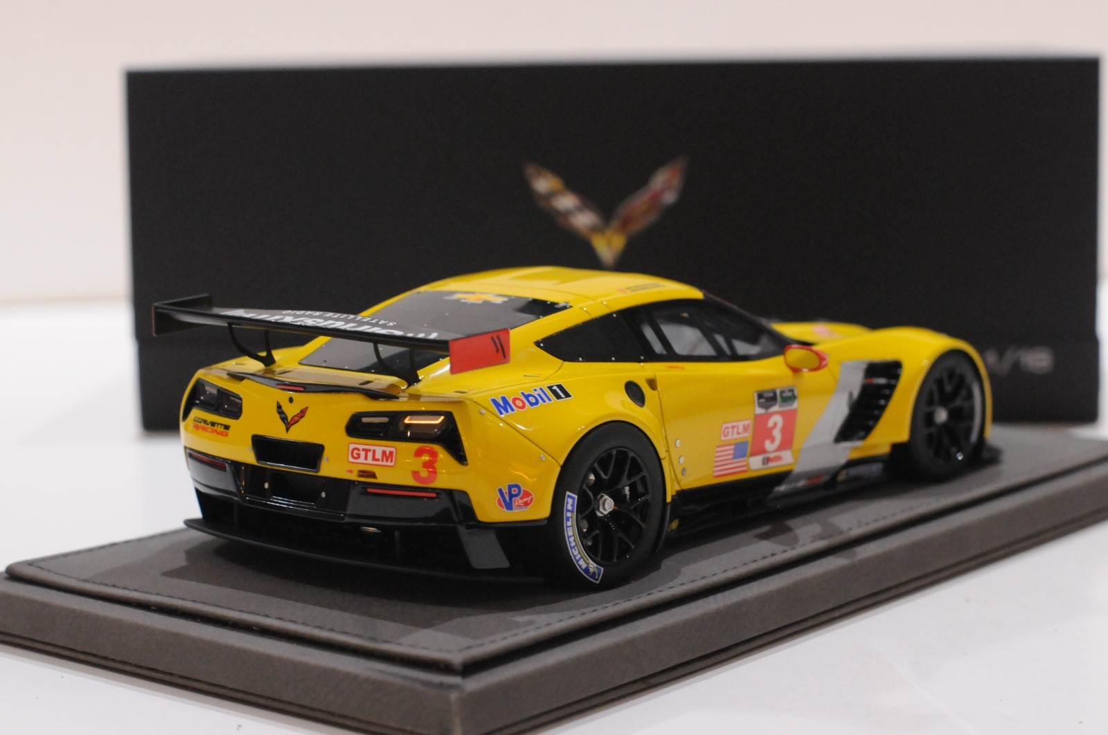 BBR CHEVROLET CORVETTE C7.R DETROIT 2014 PRESS VERSION SCALE 1:18 LIMITED 1 OF 1