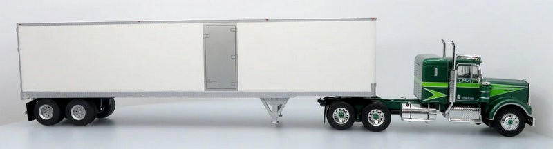 1976 Kenworth W900A Tractor & Trailer: Movin’ On 1:43 Diecast/ABS Plastic Model
