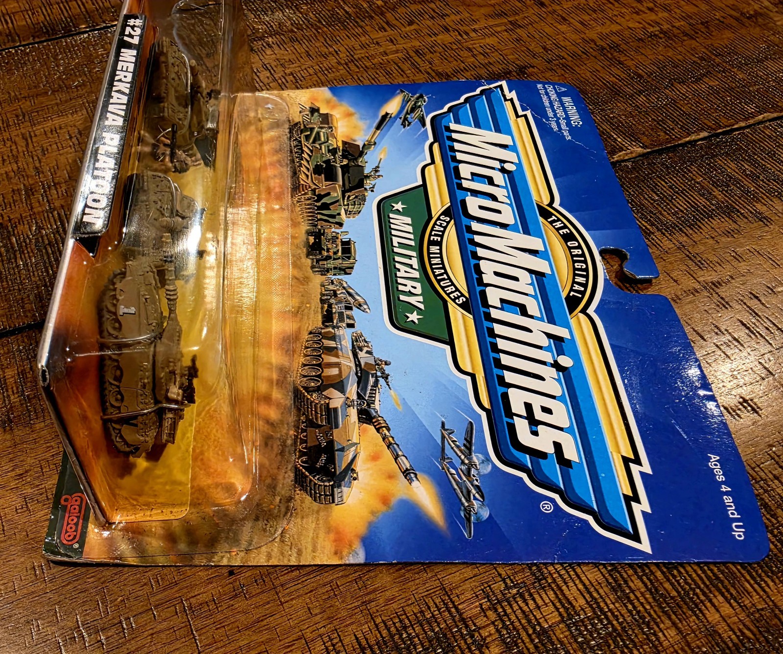 MICRO MACHINES 70019 MILITARY SERIES #27 MERKAVA PLATOON RARE HTF — NEW/SEALED