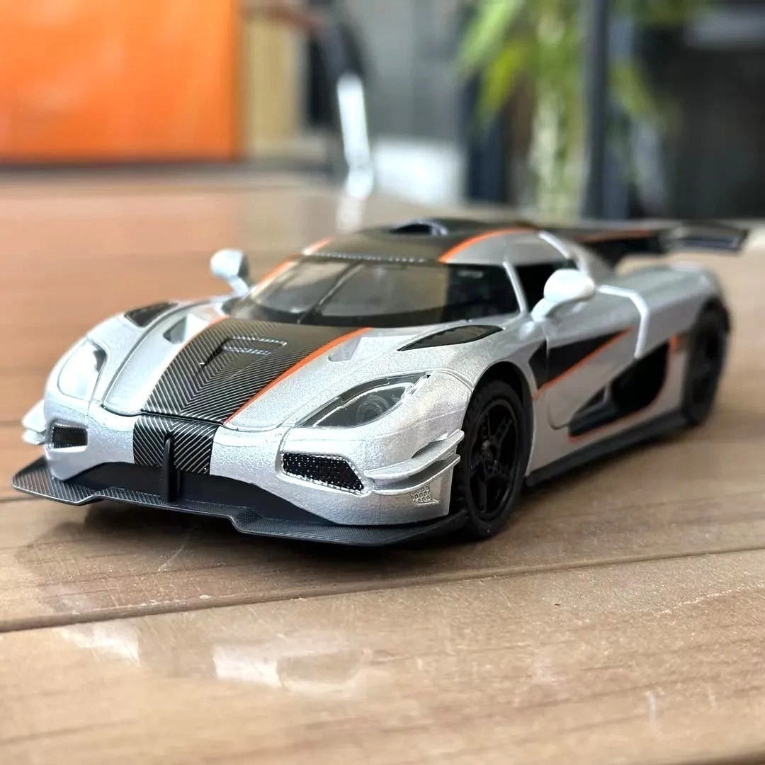 1:32 ONE-1 Alloy Diecast Model Car – Light Sound Toy Supercar Gift