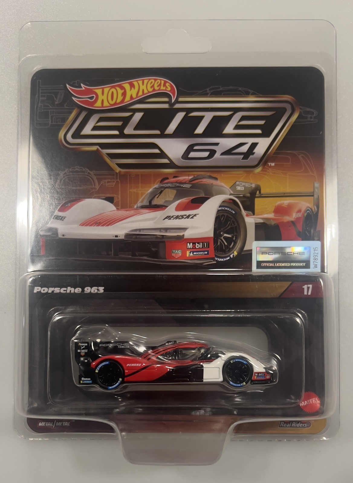 New 2025 Hot Wheels RLC Exclusive Elite 64 Penske Porsche 963 Hybrid Hypercar