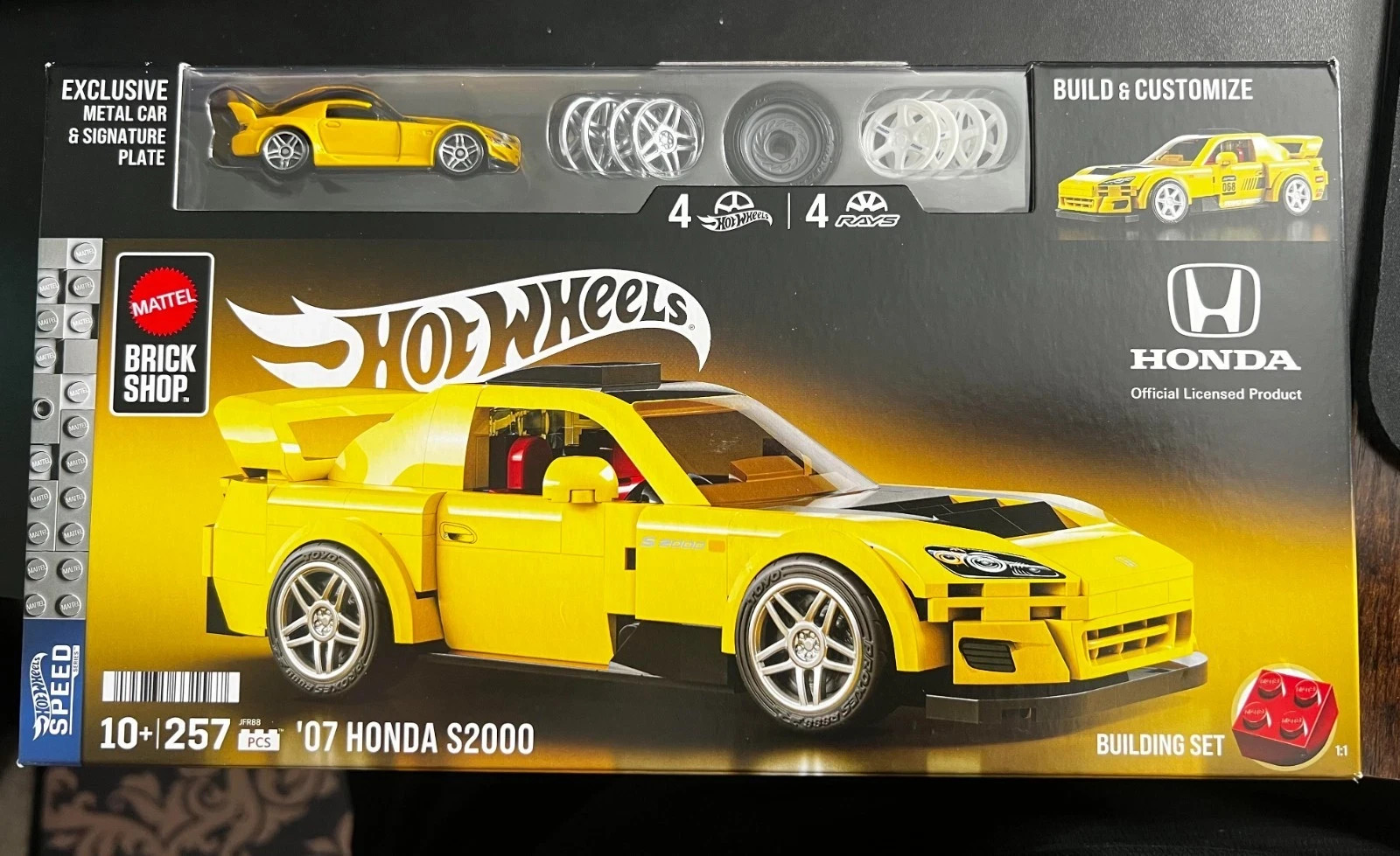 Hot Wheels Mattel Brick Shop Honda S2000 Factory Sealed Exclusive New In Box