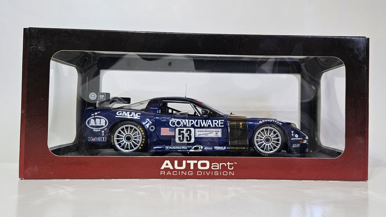 2003 Corvette C5R #53 Auto Art Racing Division 1:18 NEW SEALED 24Hrs Lemans