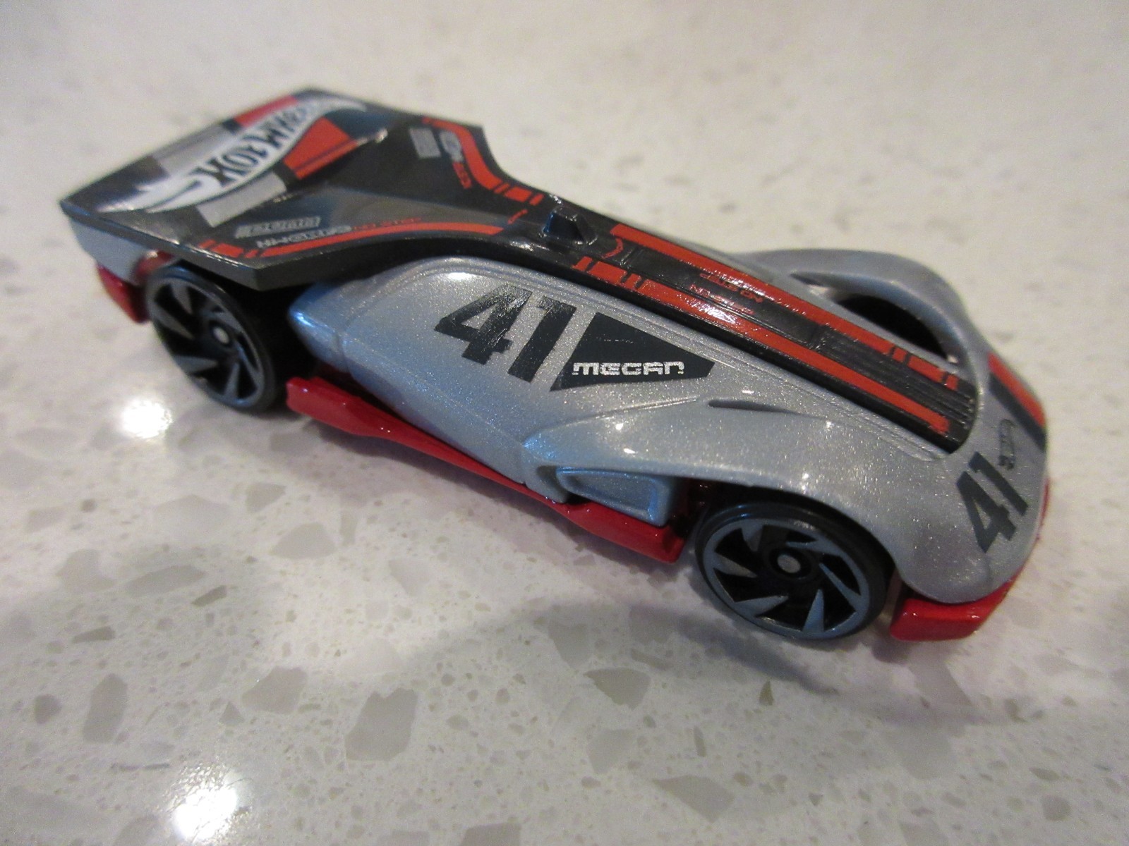 2023 Hot Wheels Rollin’ Solo Silver Black & Red 1:64 DIECAST Toy Race Car