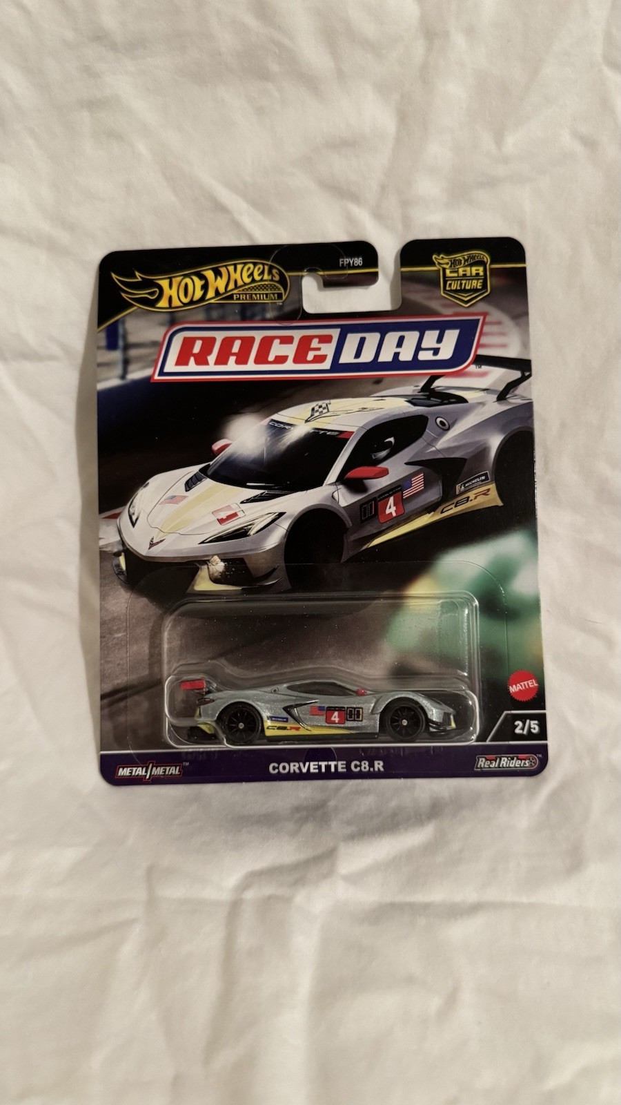 Mattel Hot Wheels FPY86-976D-HRV95 Chevrolet – Corvette C8.R 5.5L V8 Team Corvet