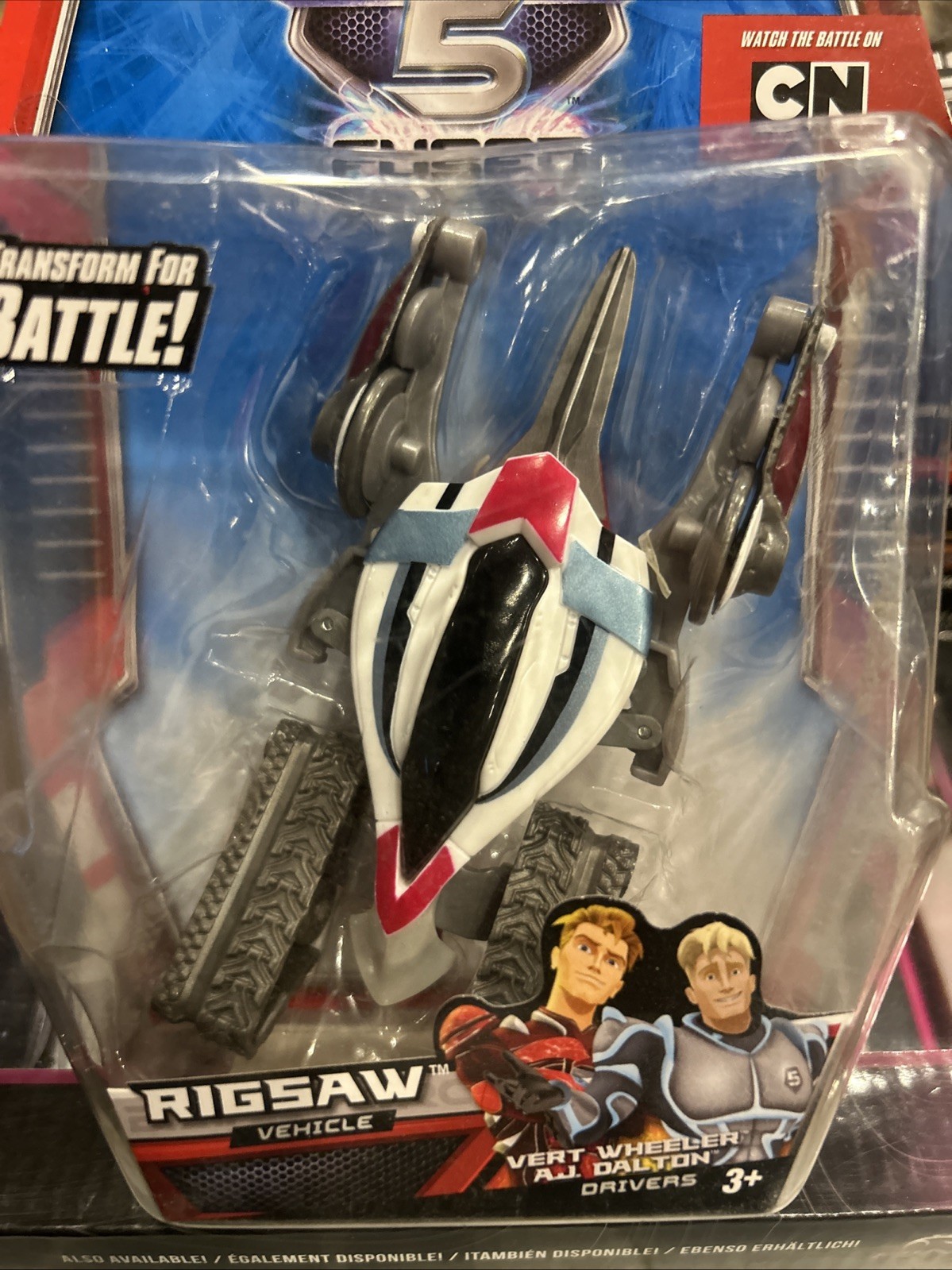 HOT WHEELS VHTF 2010 HOT WHEELS BATTLE FORCE 5 FUSED RIGSAW