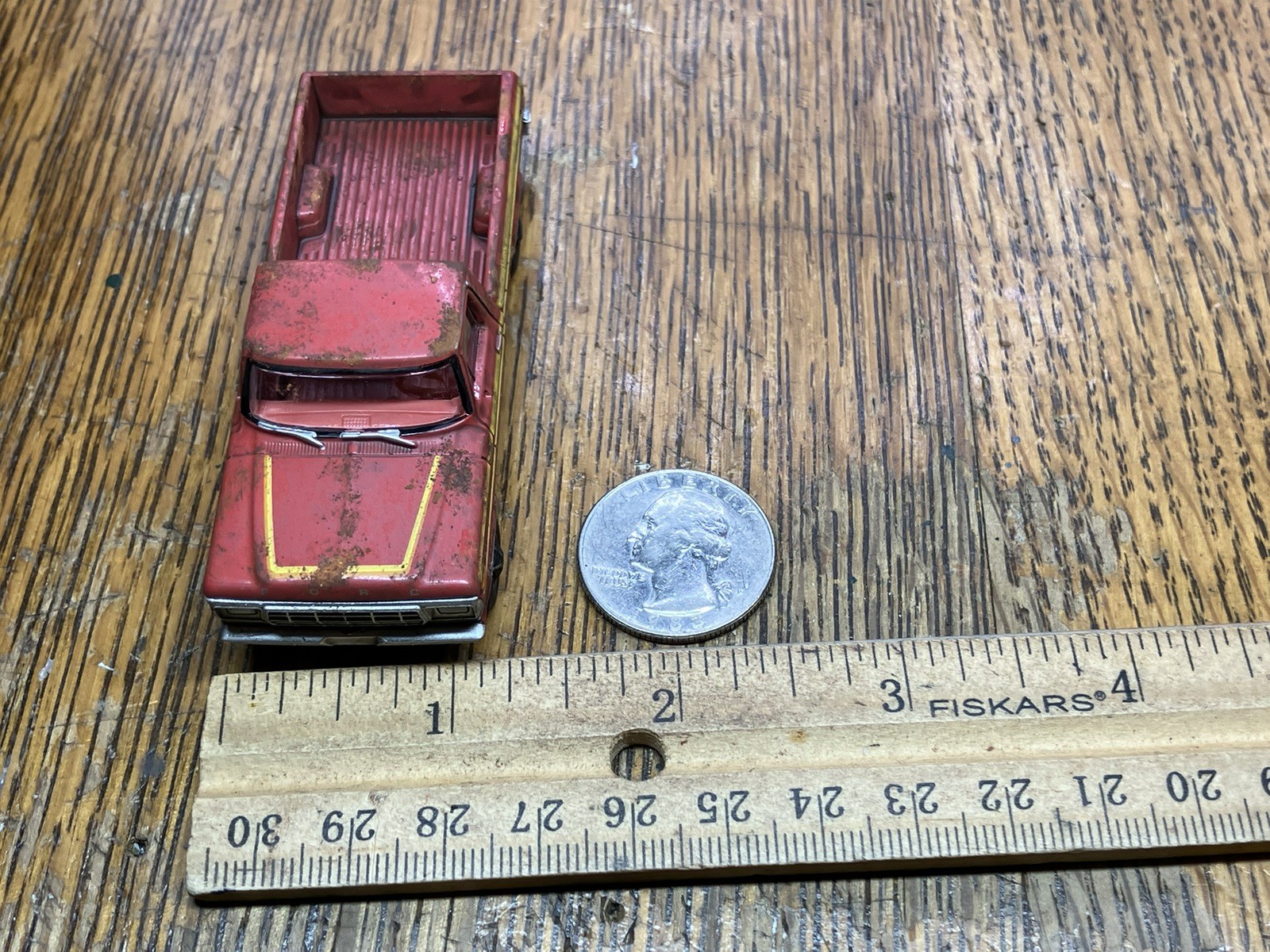 1978 Ford F-150 Ranger Truck Weathered Rusty Barn Find 1/64 Diecast Custom