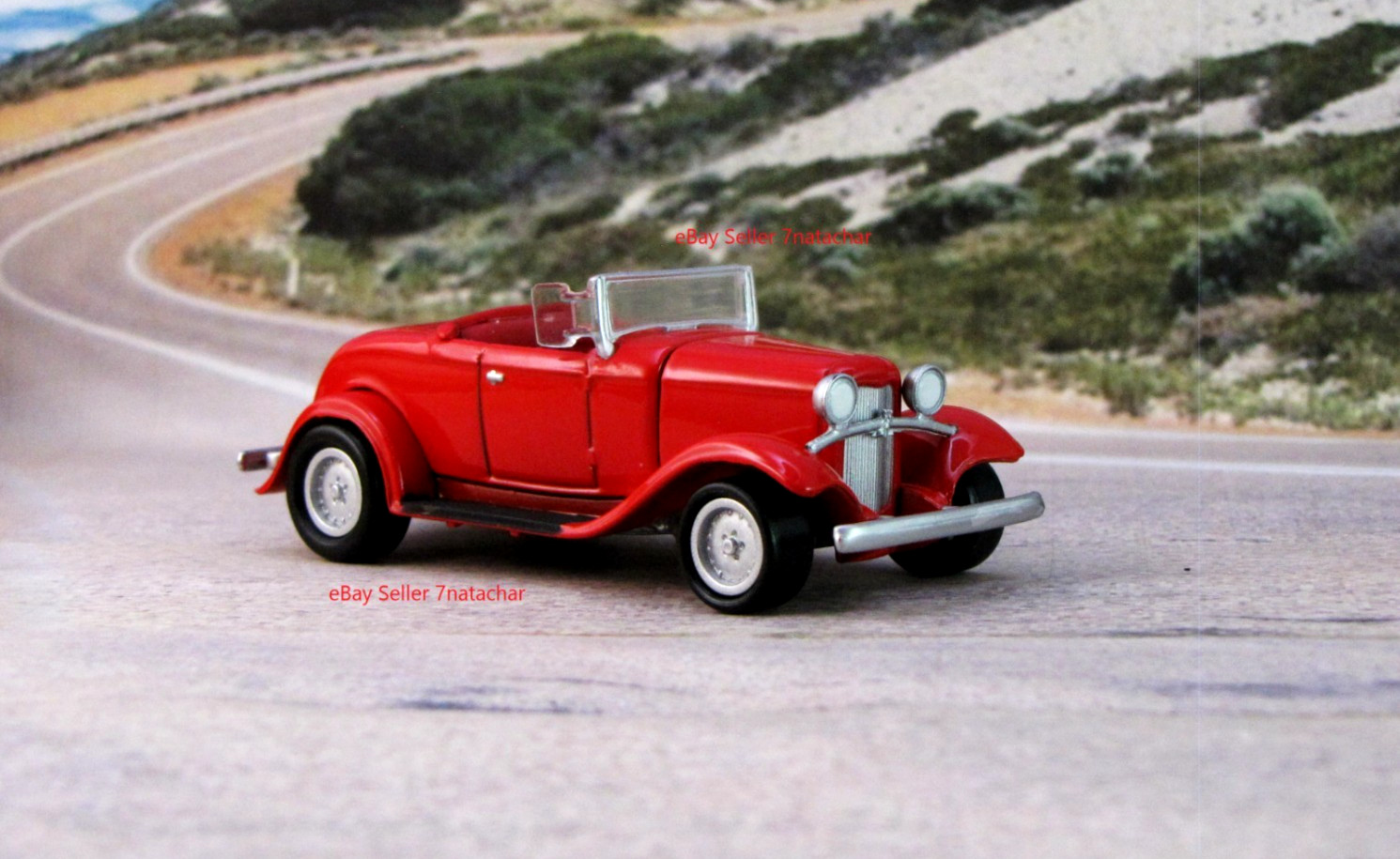 1932 Ford Roadster Flathead V8 Classic Hot Rod Model 1/64 Scale Limited Ed
