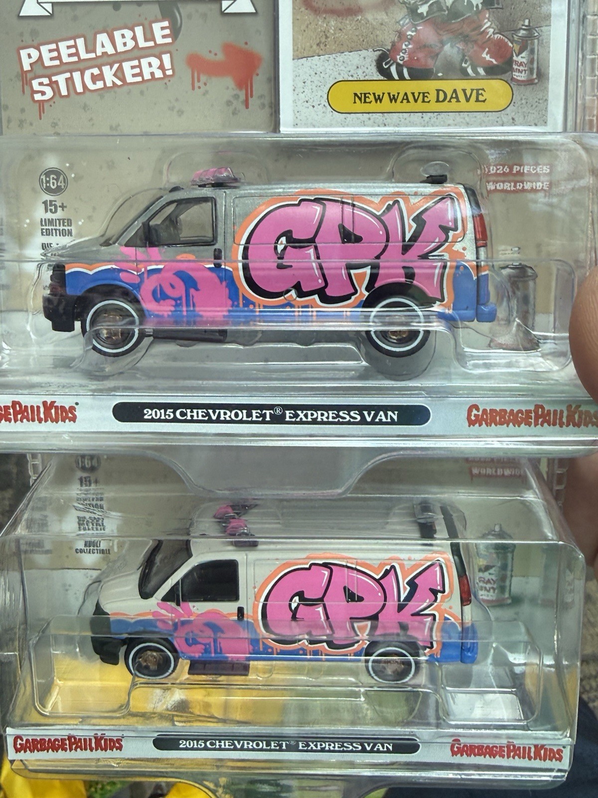 2026 SDCC EXCLUSIVE GREENLIGHT TOPPS GARBAGE PAIL KIDS Chase / Reg Chevy Van New
