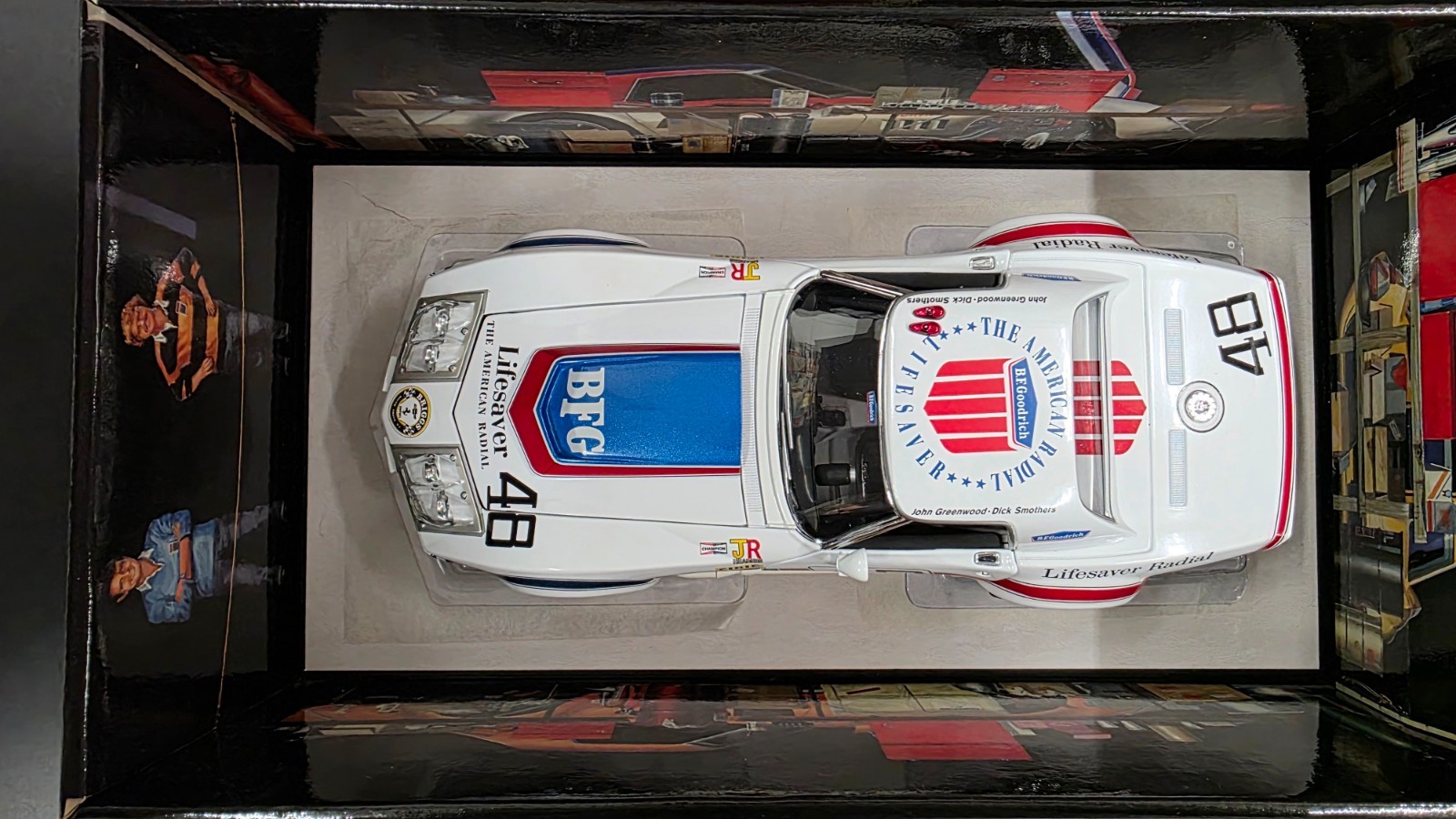 CAROUSEL 1 #48 CORVETTE L-88 JOHN GREENWOOD DICK SMOTHERS 1972 SEBRING 1:18 SR