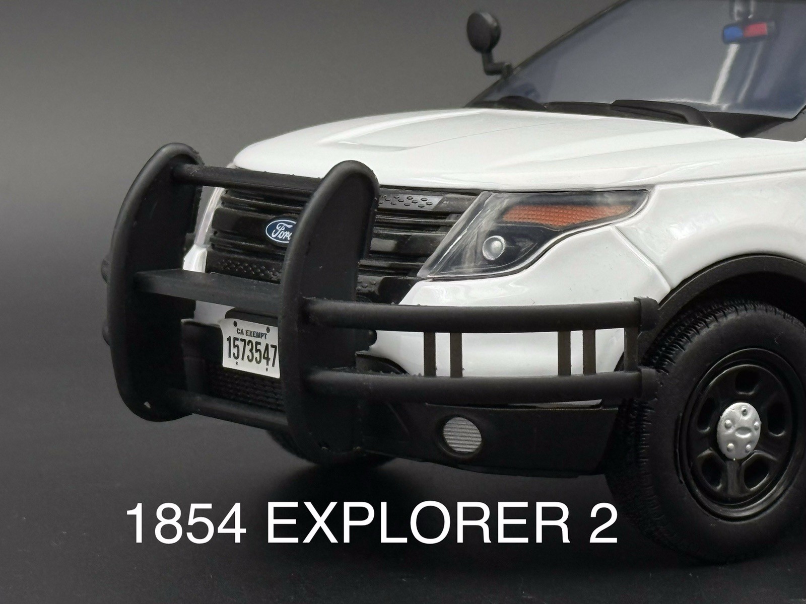 1/18 Setina Double Wrap Around Push Bumper Pushbar Motormax Explorer Police 1854