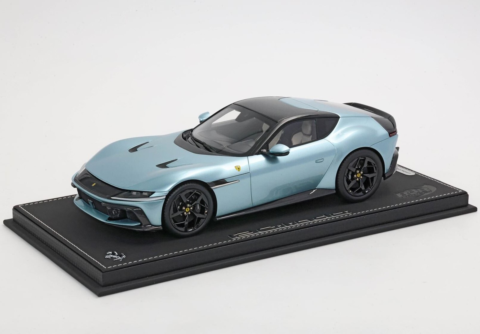 Ferrari 12Cilindri Coup Celeste Trevi in 1:18 scale by BBR