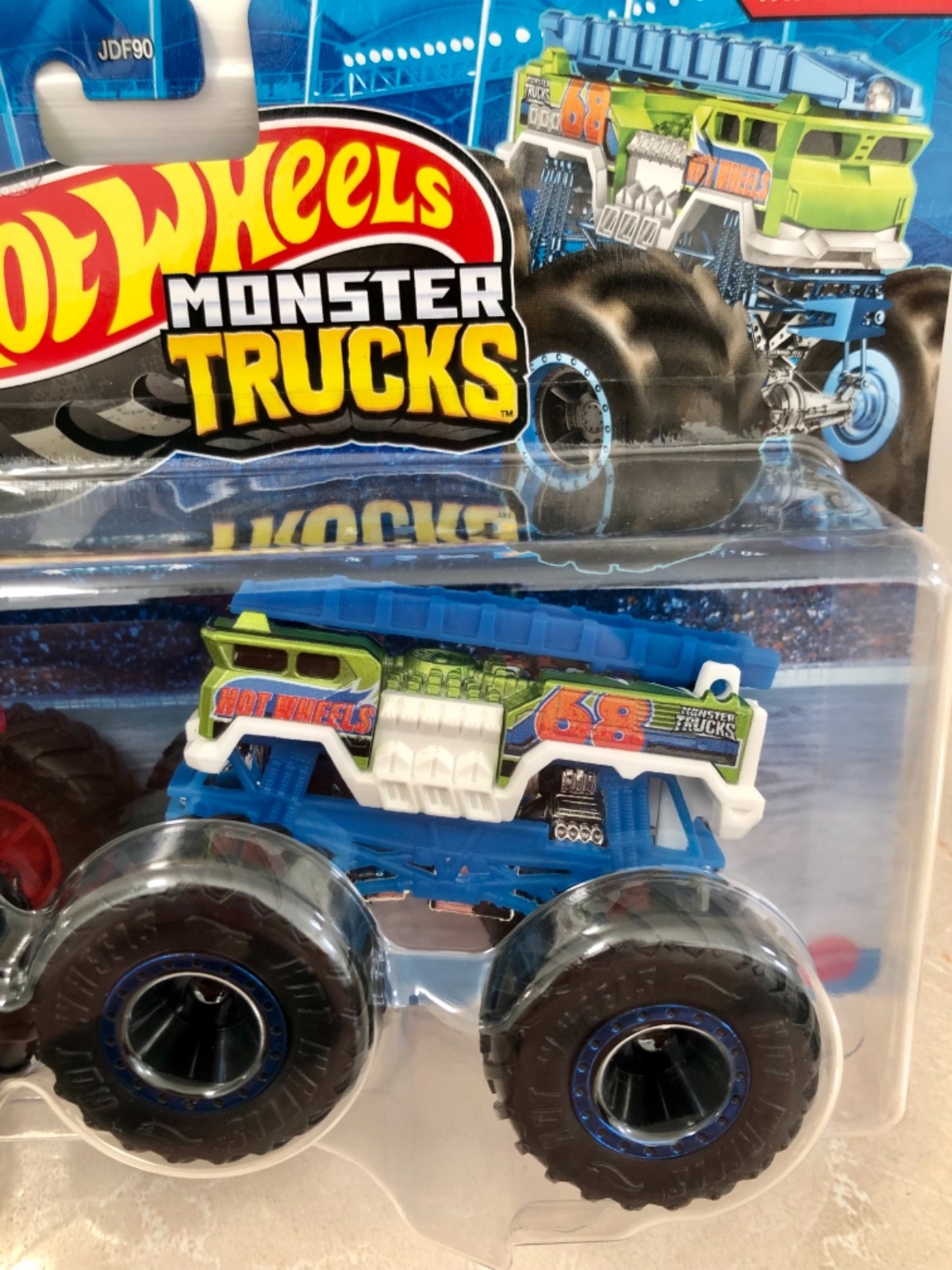 Hot Wheels Monster Trucks Fire Rescue & HW 5 Alarm 1:64 Diecast Vehicle Set