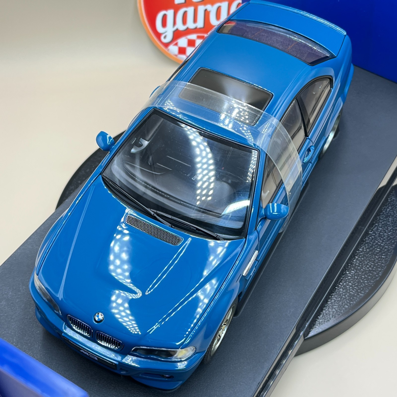 AUTOart 1/18 BMW M3 Coupe 2001 Laguna Seca Blue 70544 old diecast model