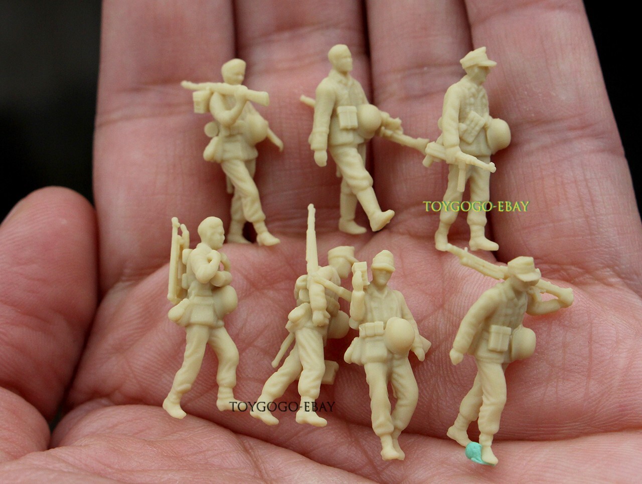 1:72 WW2 Barbarossa WAR 1/72 TANK 7pcs Germany Soldiers toy TotalWar diorama