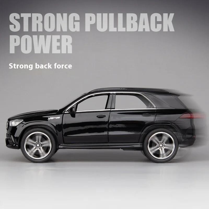 1:32 Scale Mercedes AMG GLE63 Alloy Diecast SUV Car Model Sound/Light Gift NEW