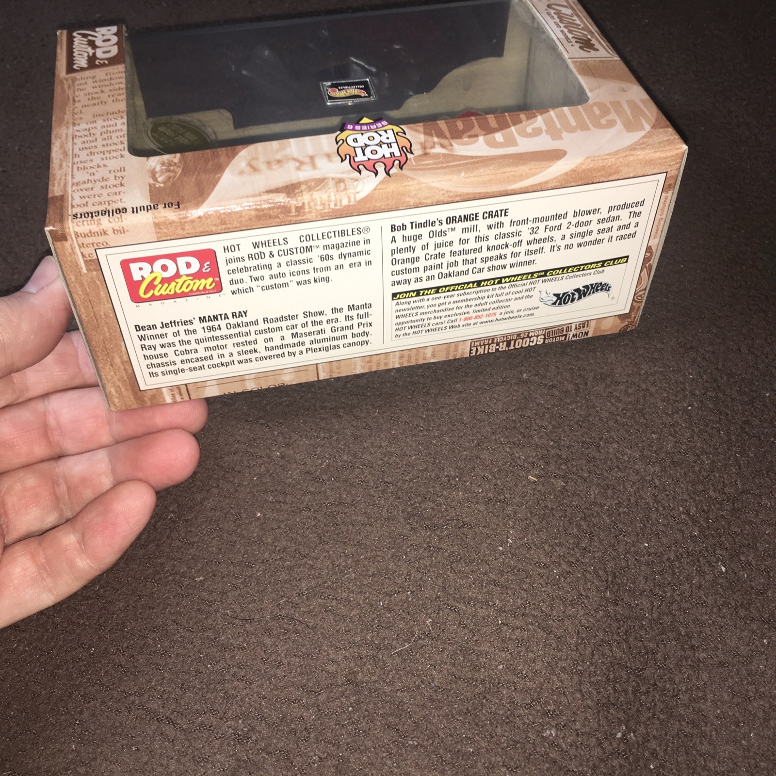 100% Hot Wheels Rod & Custom Hot Rod Series 6 Rod and Custom. Sealed Box #6