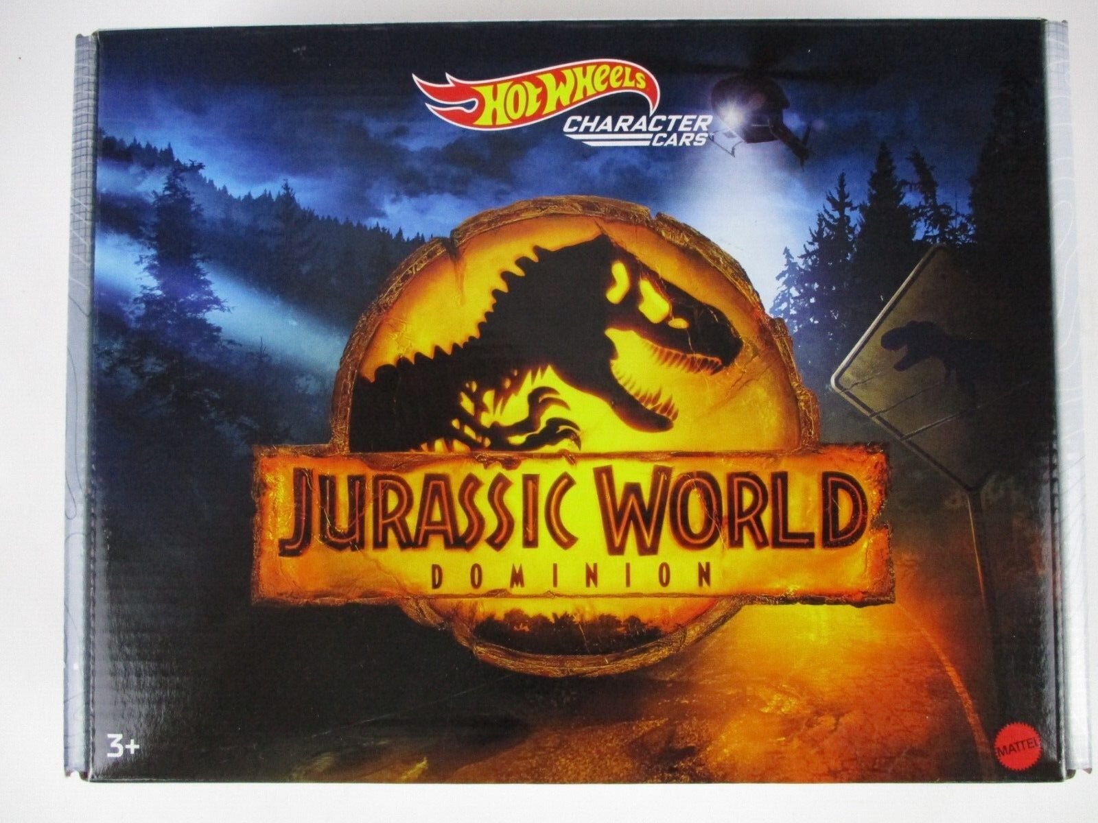 Hot Wheels Jurassic World Dominion 2022 Dinosaur Character Car 5 Pack Box Set