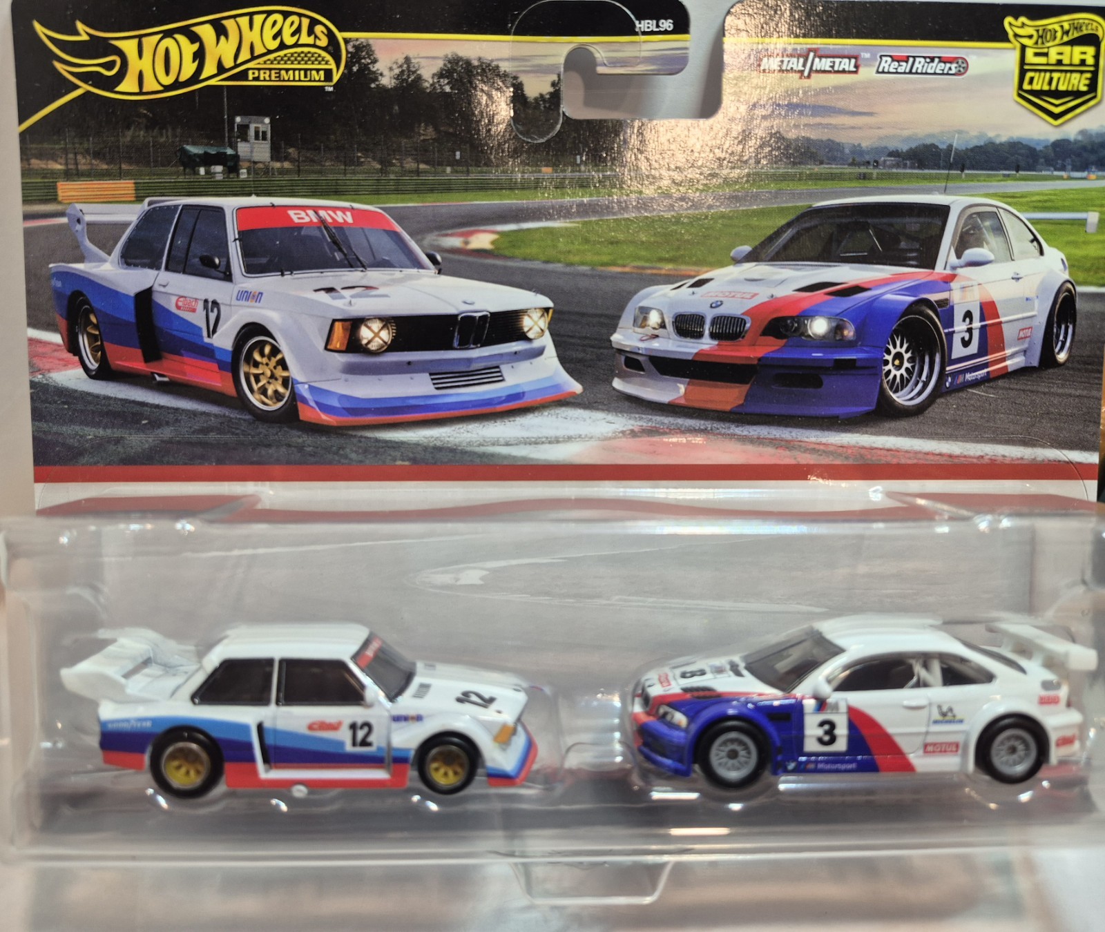 Hot Wheels Car Culture 2 Pack with BMW 320 Group 5 & 2001 BMW M3 GTR