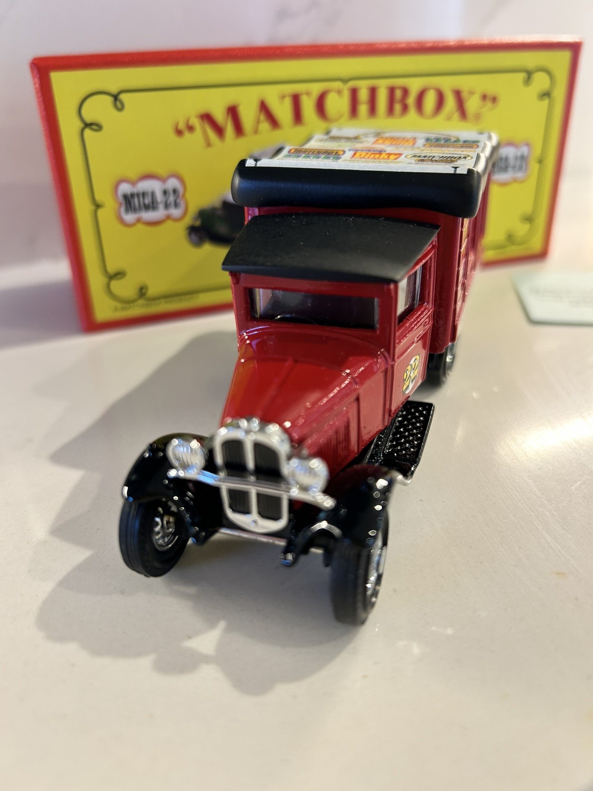 Matchbox Yesteryear YPP05 Ford AA Truck MICA 22nd Red Cab & Body Code 2