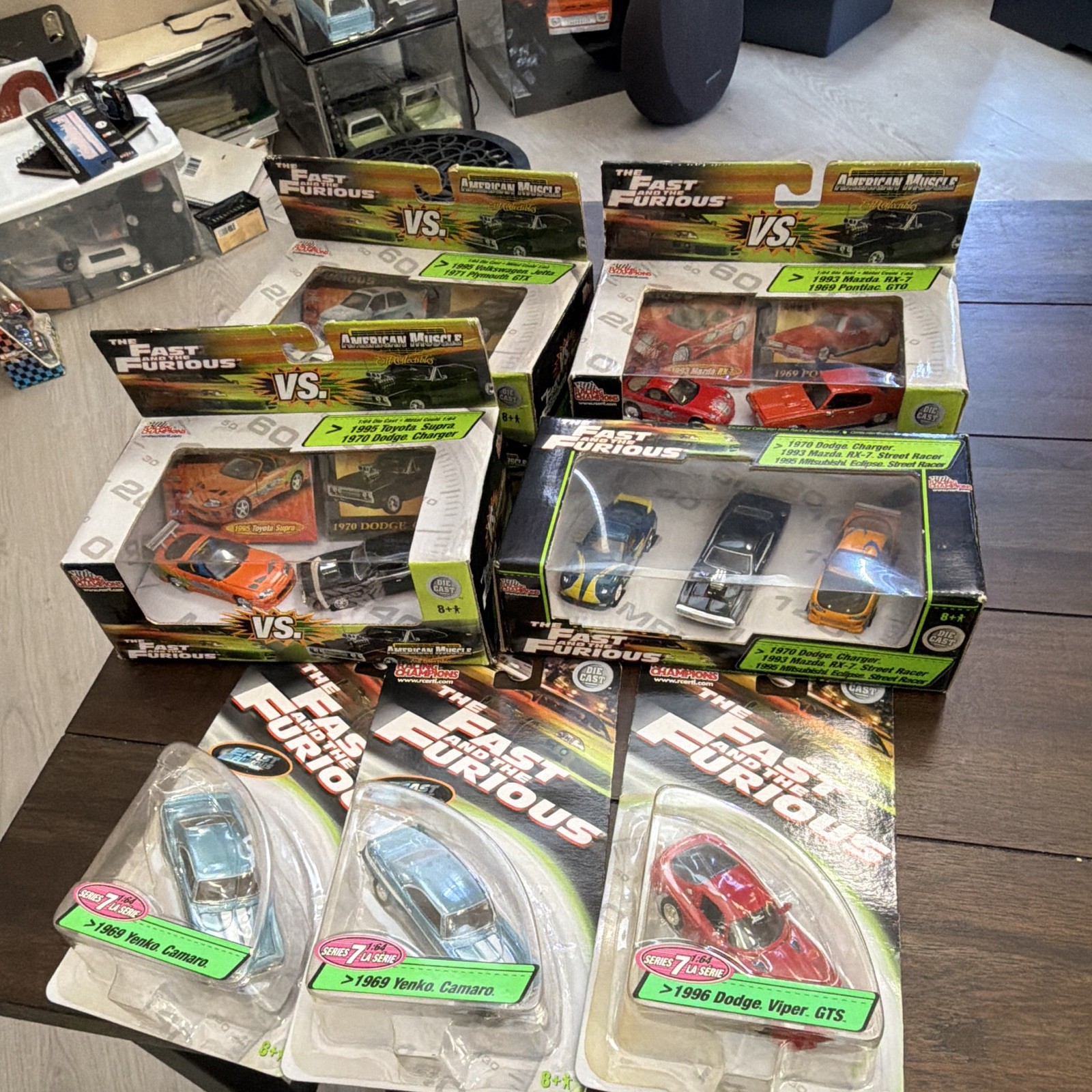 Complete first-edition Fast and the Furious set, ready for its new owner.