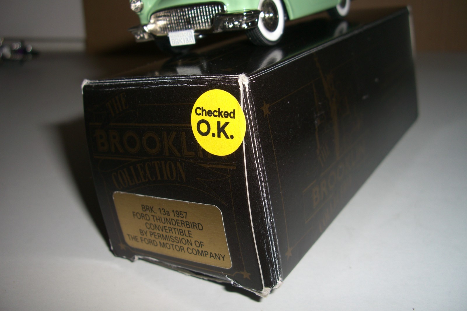 Brooklin Models #13a 1957 Ford Thunderbird Convertible 1:43