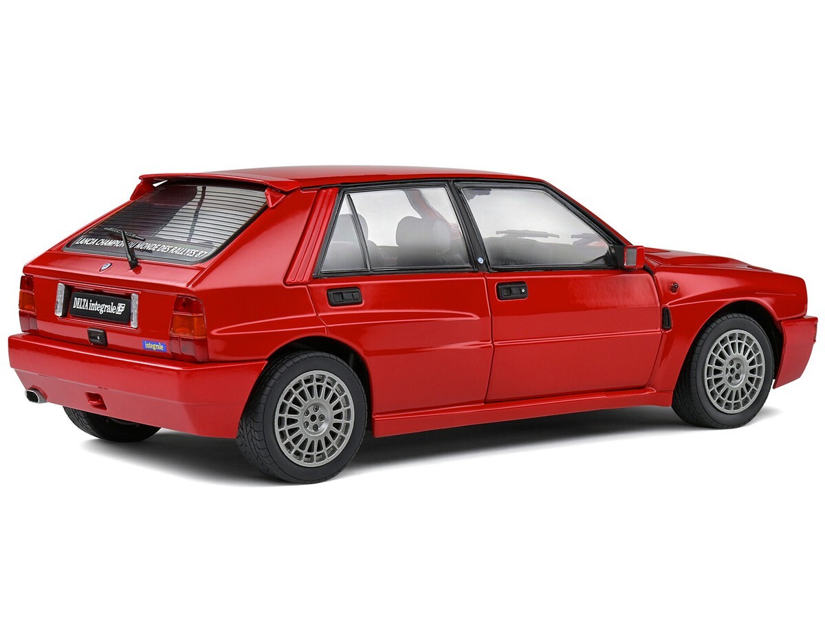 SOLIDO 1991 LANCIA DELTA HF INTEGRALE 1/18 DIECAST CAR ROSSO CORSA RED S1807801