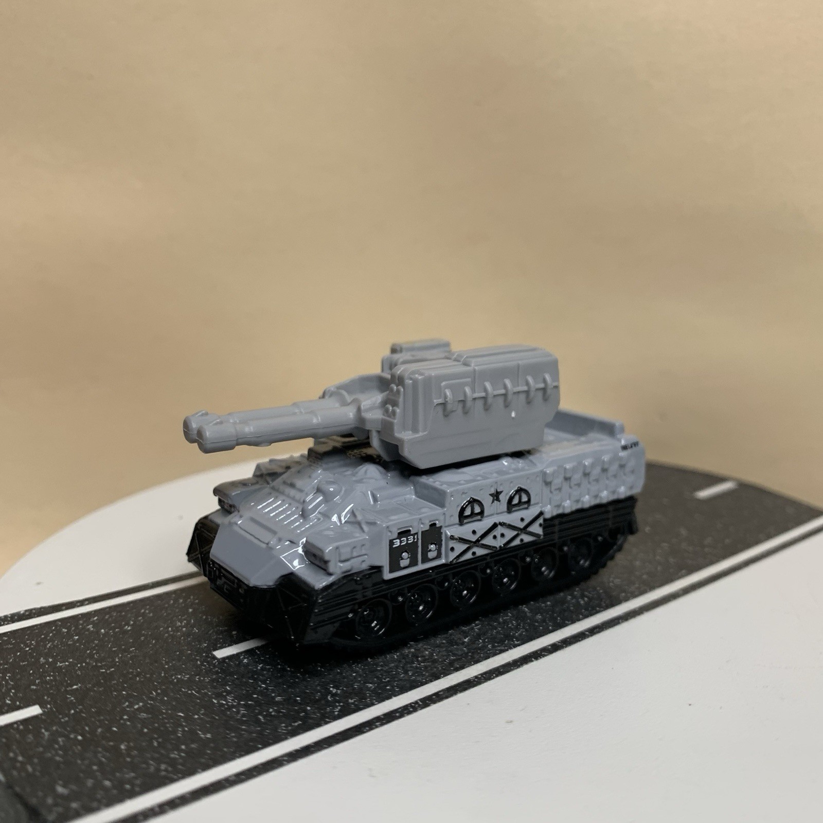 2017 Matchbox #71 Blockade Buster Mini Tank Light Gray MB Unit 3331 NM