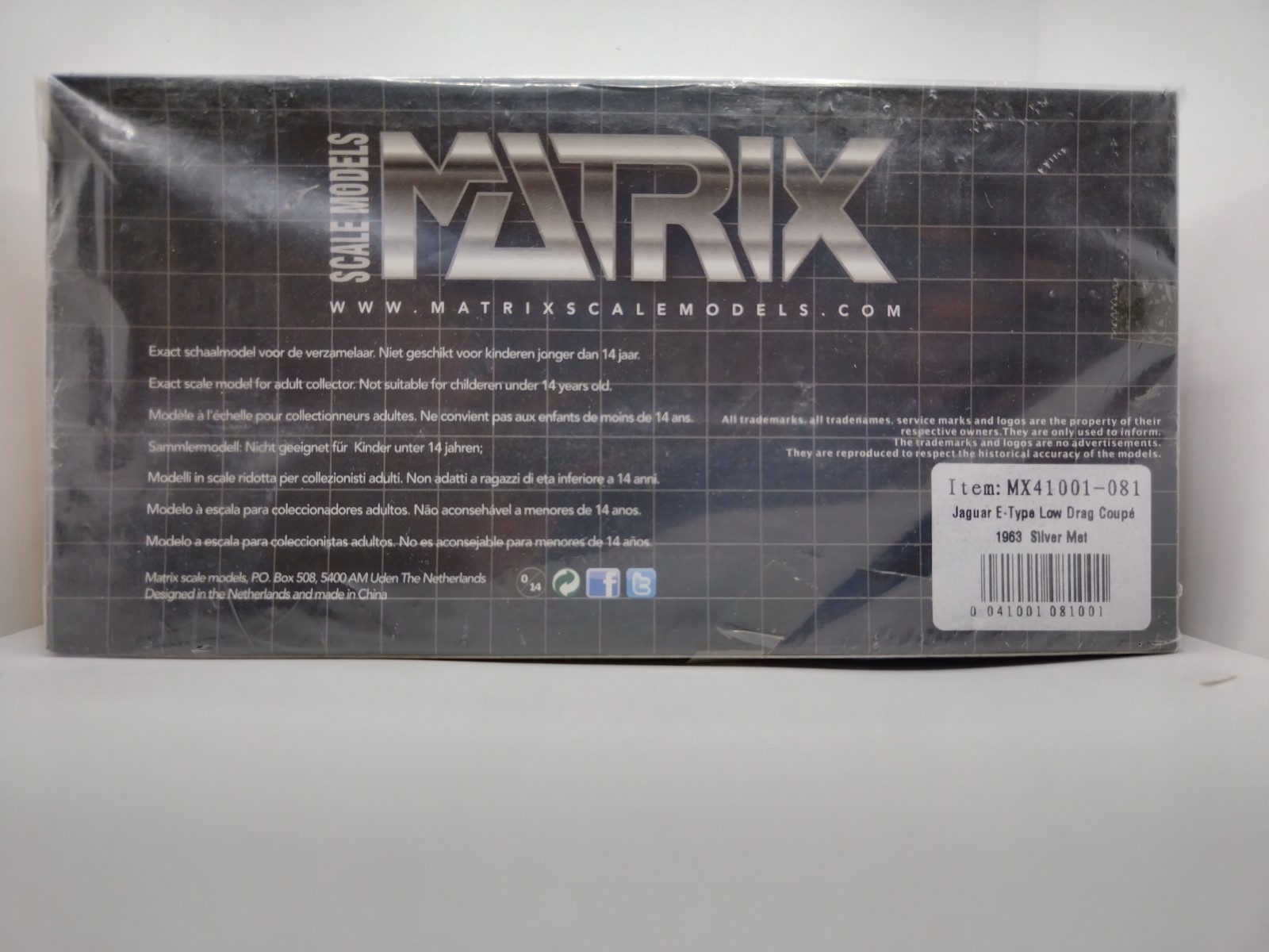 MATRIX 1/43 Jaguar E-Type Low Drag Coupe 1963. Wow Rare!