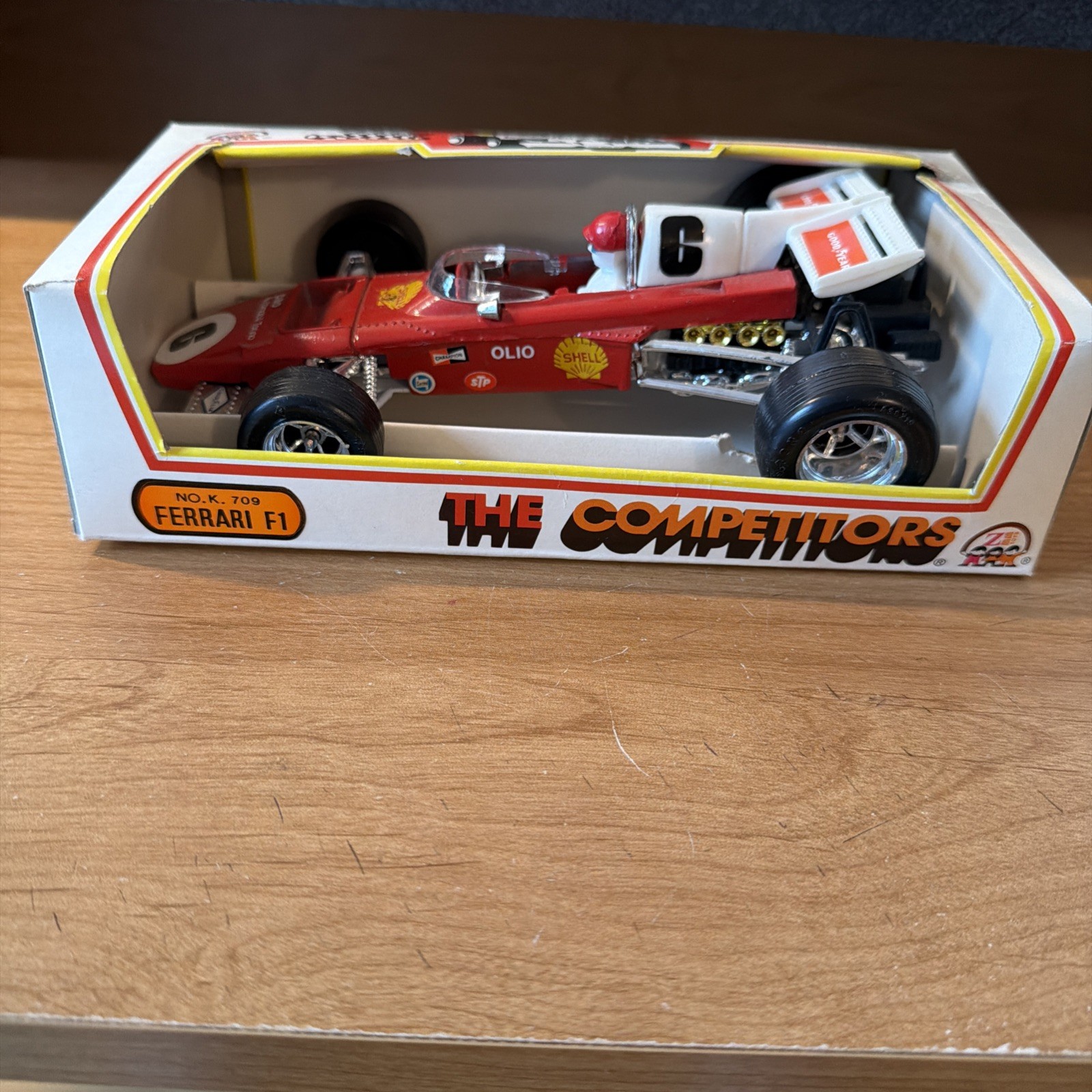 Rare ZYLMEX FERRARI F1 Formula1 Racing Vintage Diecast Car & Figure NIB