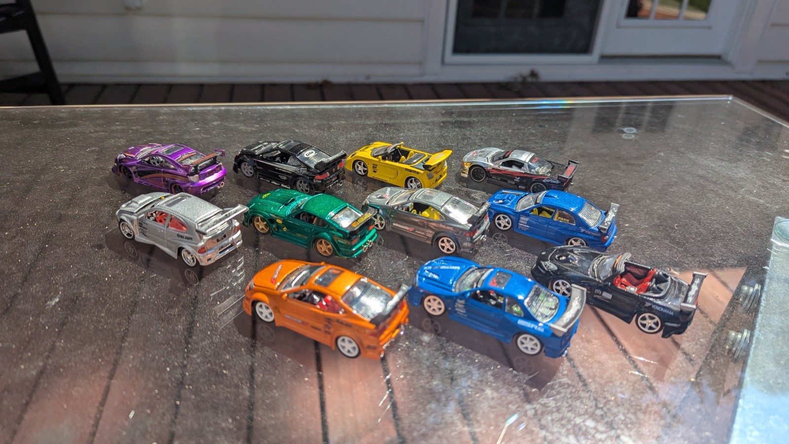 Lot of Import Tuners 1:64 Nissan Honda Toyota Ford Acura Subaru