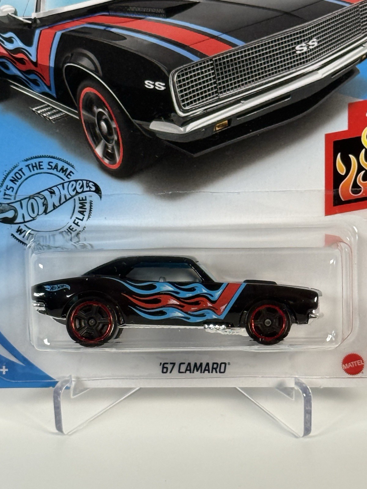 HOT WHEELS ’67 Camaro Black Kroger Exclusive HW Flames Chevrolet GHG56 2020