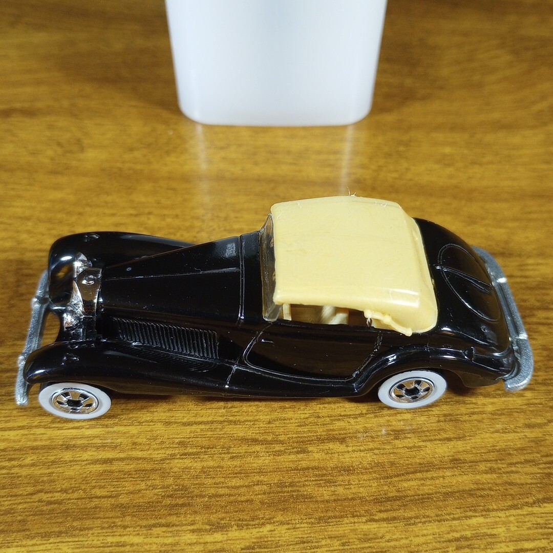 Hot Wheels Vintage Classics Mercedes 540K Black WW Whitewall Malaysia 1988 1937