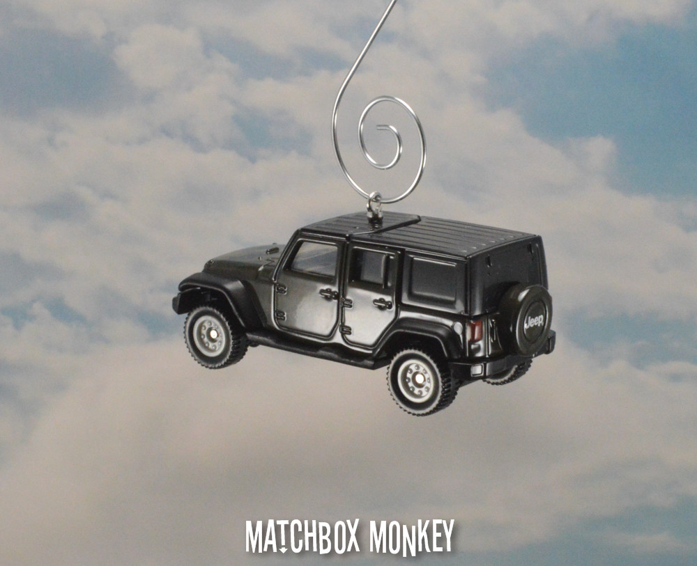 Jeep Wrangler Unlimited Custom Christmas Ornament 1/64 Hard Top ’16, ’17, ’18