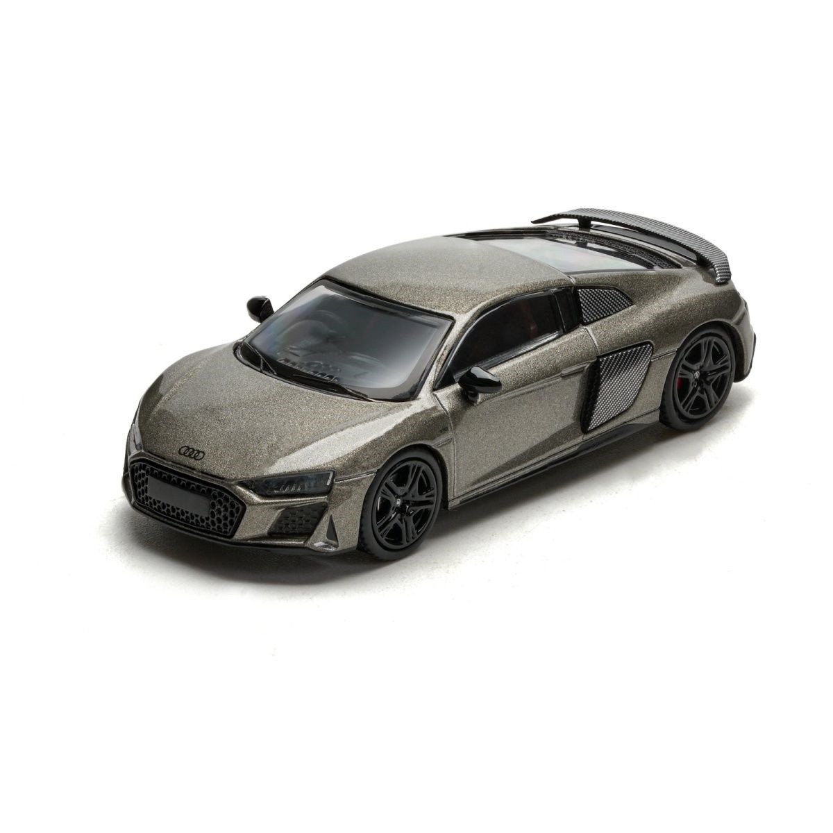 2022 Audi R8 V10 Coupe Performance Gray Diecast Metal Car Model Masdi 1/64