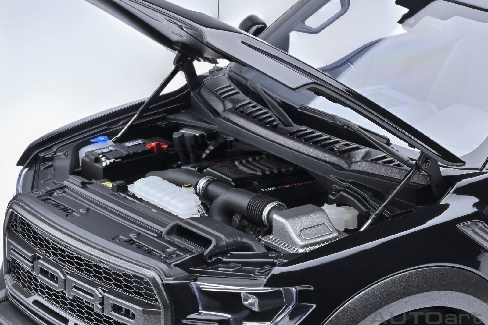 2019 Ford F-150 Raptor Supercrew Agate Black in 1:18 scale by AUTOart