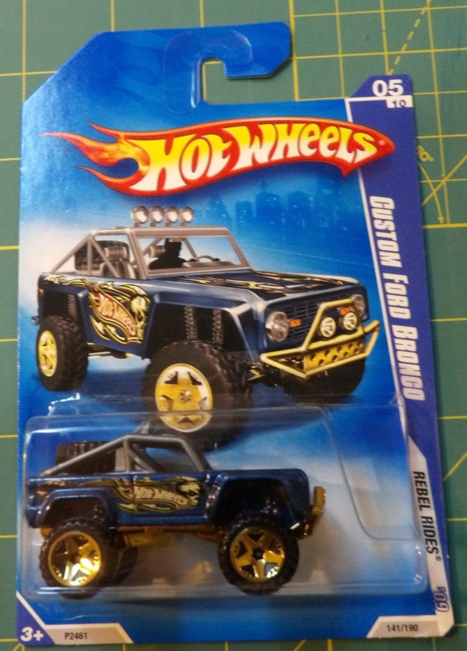 2X – 2009 Hot Wheels Rebel Rides – Ford F-150 & Custom Ford Bronco