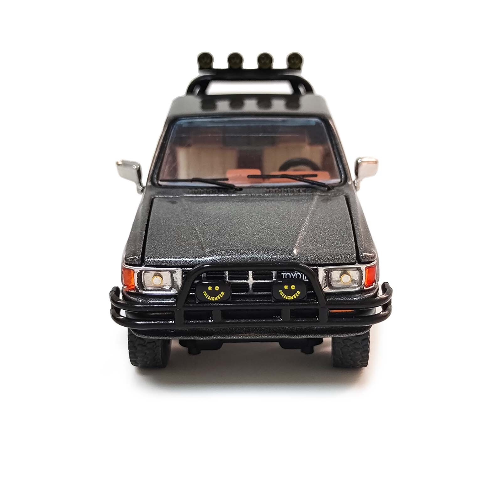 1:64 Scale Toyota Hilux Gray Diecast Model Car Collection Gift Children Toy