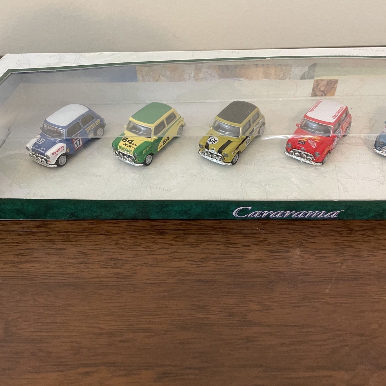 Cararama Hongwell Diecast Mini Cooper Box of 6 cars 1:72 scale #71613 NIB