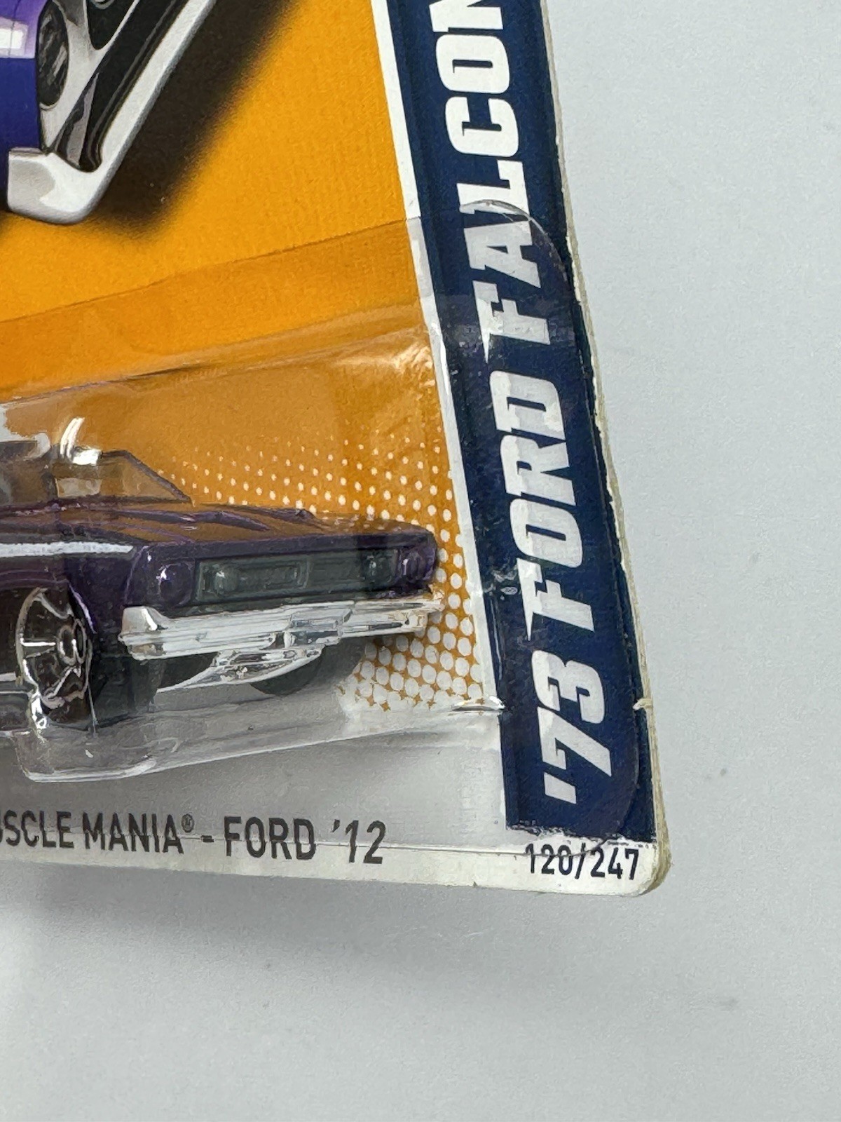 Hot Wheels 2012 Muscle Mania Purple ‘73 Ford Falcon XB #120 A6