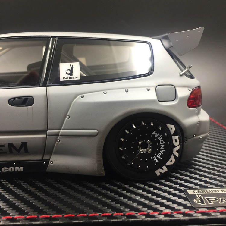 Ignition Model 1/18 Ig 1471 Pandem Honda Civic EG6 In Battle Gray.Cldc Exclusive