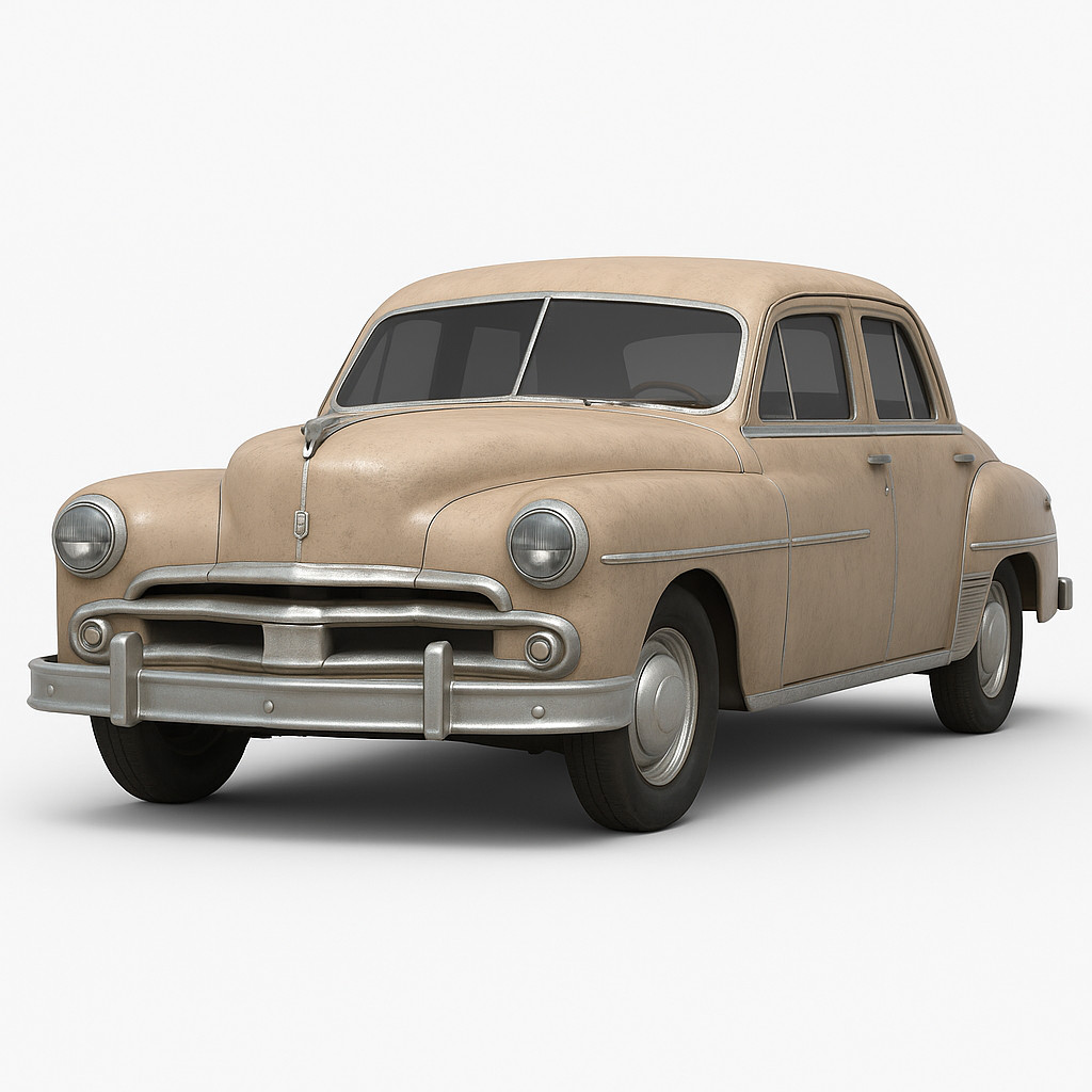 3d printed 1950 Dodge Coronet model car collectible replica