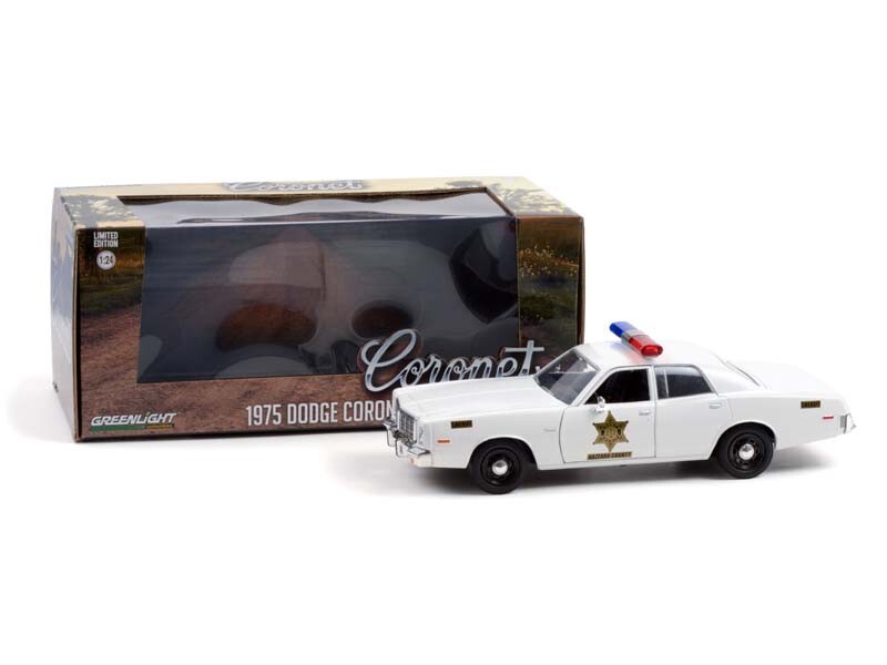 1975 Dodge Coronet – Hazzard County Sheriff 1:24 Scale Model Greenlight 84104-TS