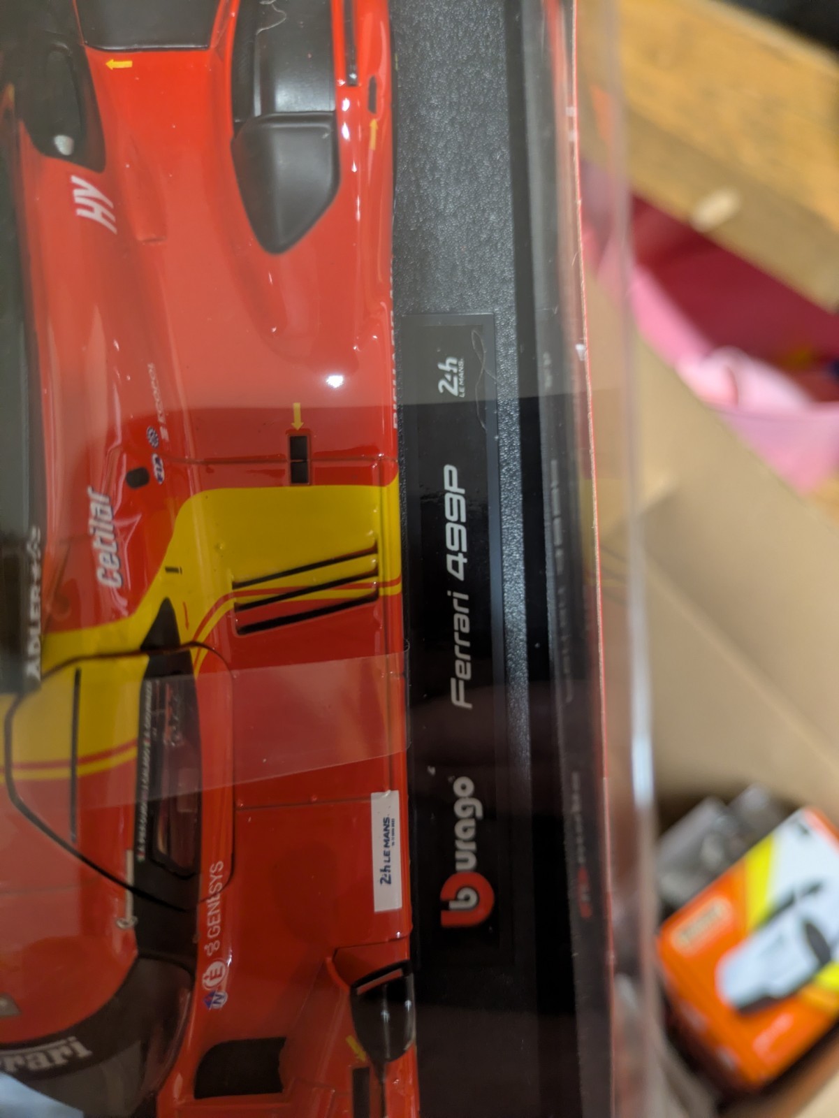 FERRARI 499P #51 WINNER “24H LE MANS” (2023) 1/24 DIECAST MODEL BY BBURAGO 26309