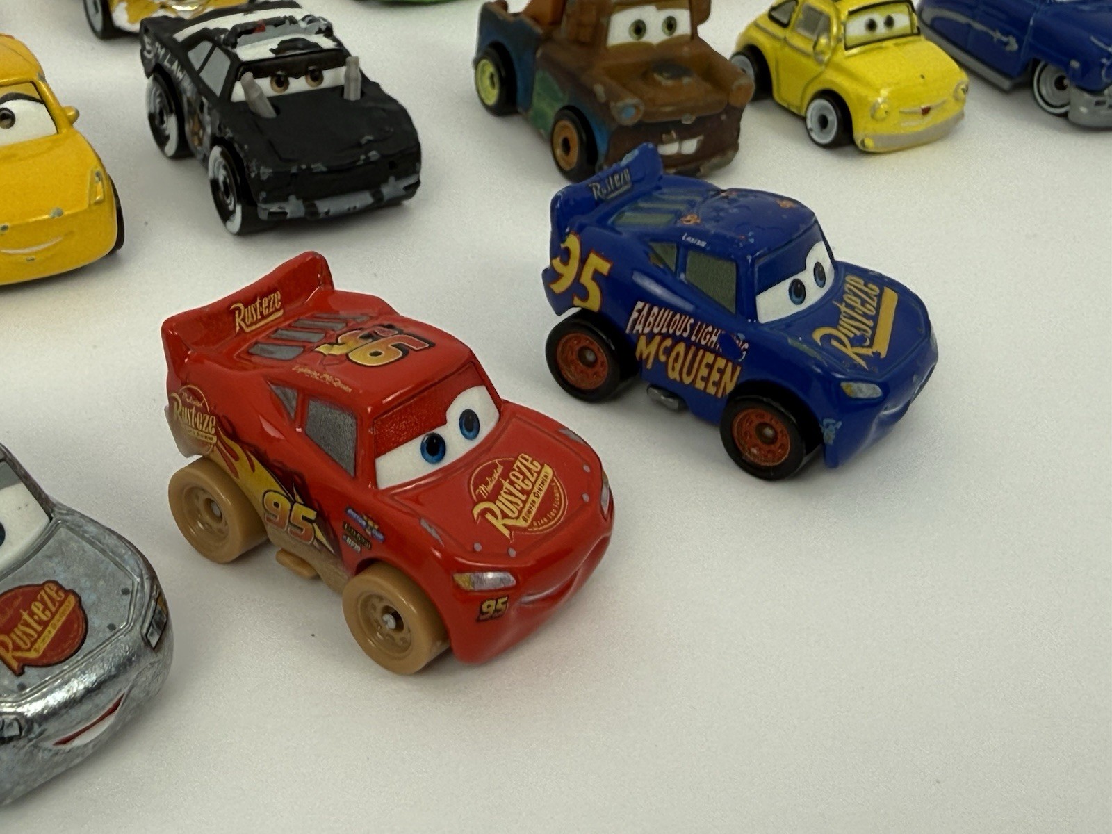 Disney Pixar Cars Mini Racers Diecast Mattel Lot of 39 – 1:87 Scale