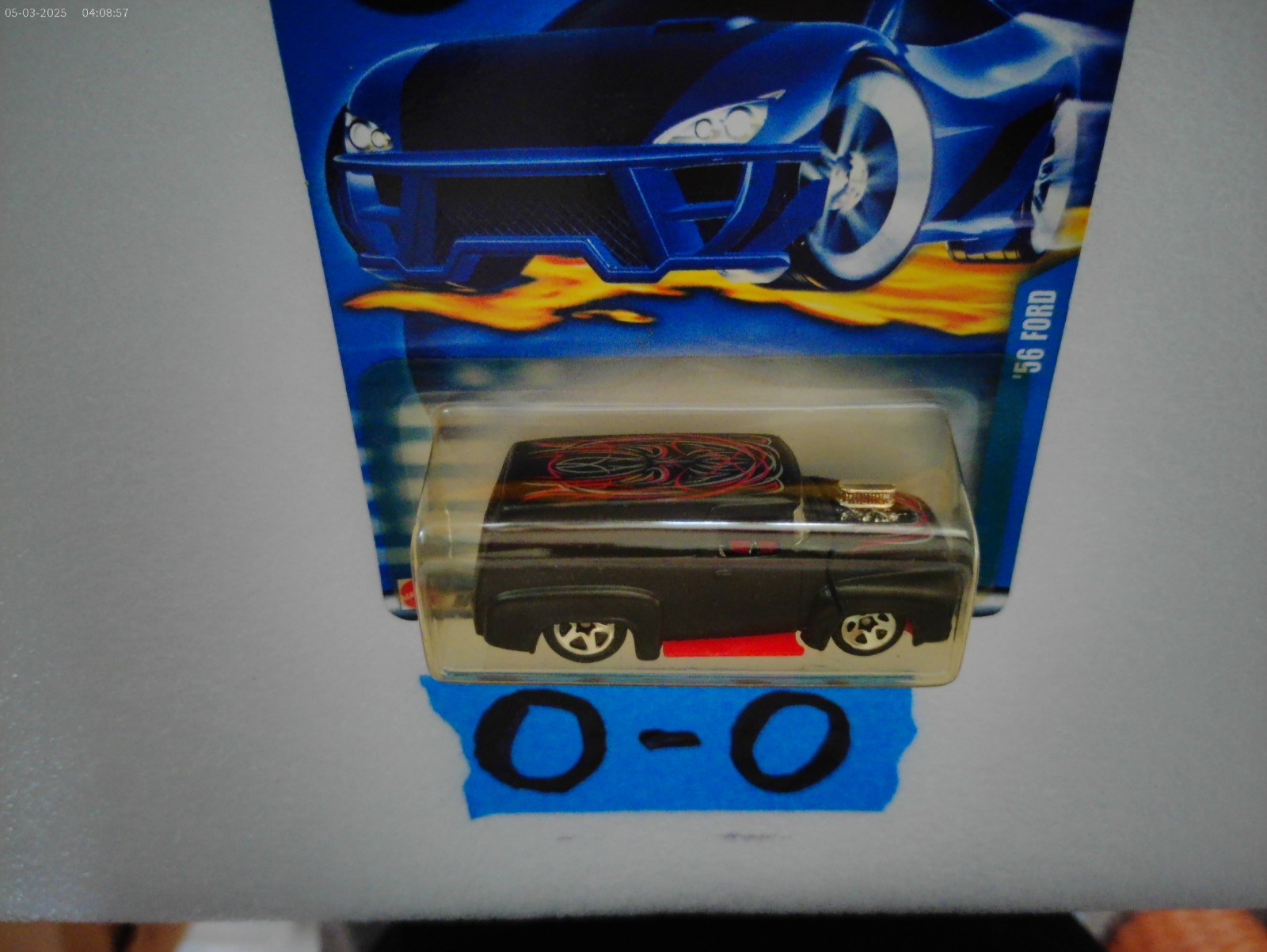 HOT WHEELS 56 FORD PANEL TRUCK BLACK # 191 MATTEL NEW 1:64 HW